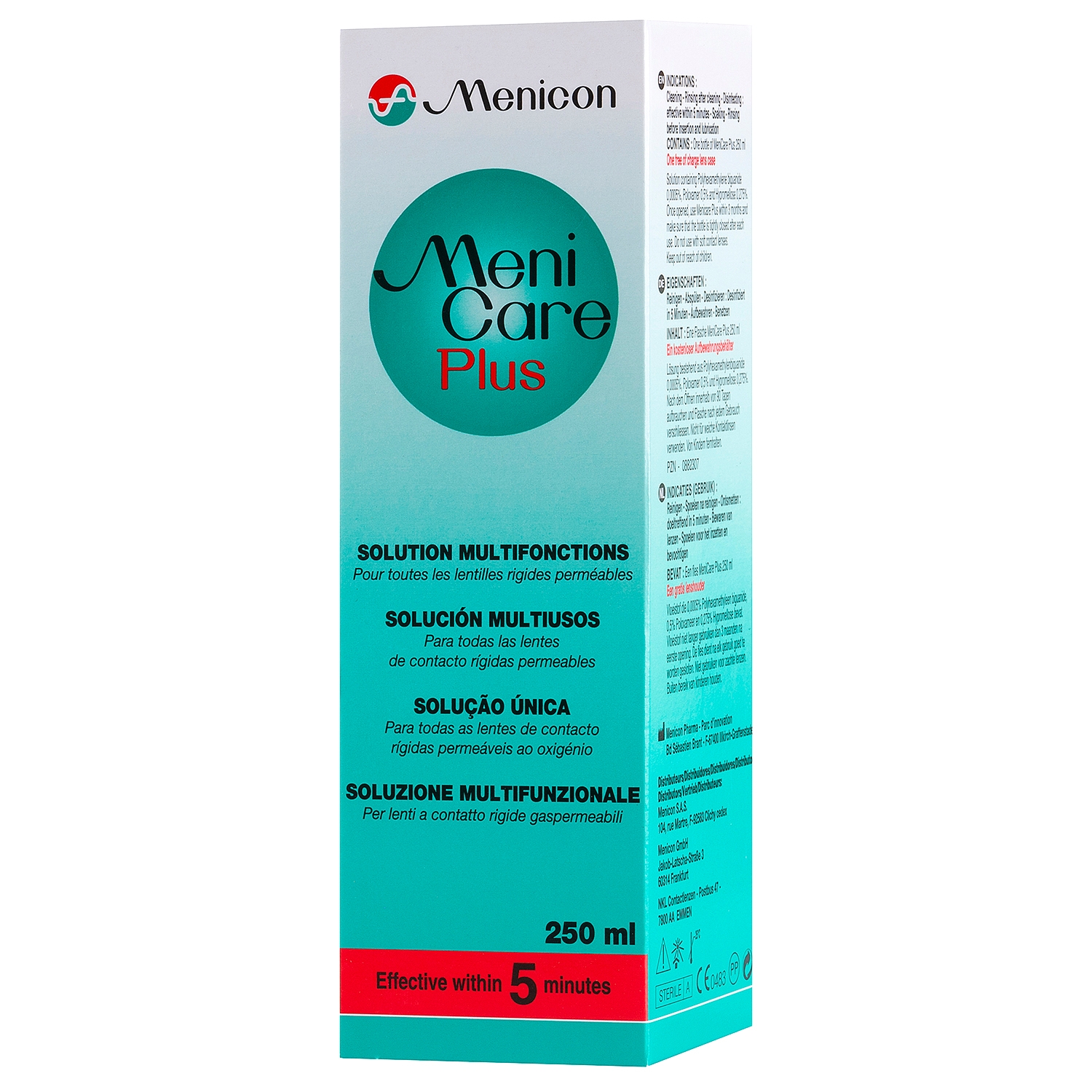 MeniCare Plus 250ml : Produit pour lentilles à prix Leclerc – Optique-E ...